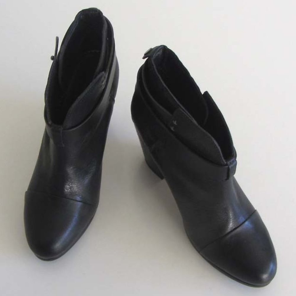 RAG & BONE Harrow strap block heel booties 37 / 7 US - Picture 2 of 8